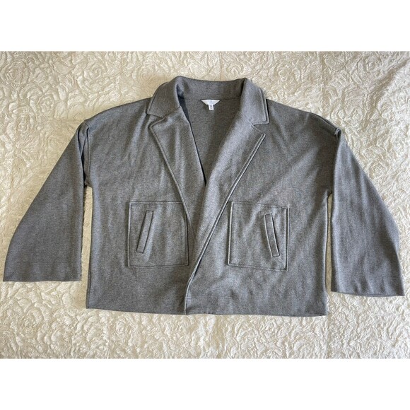 Time and Tru Women's Size XXL (20) Open Coatigan Gray With Front Pockets - Picture 7 of 12